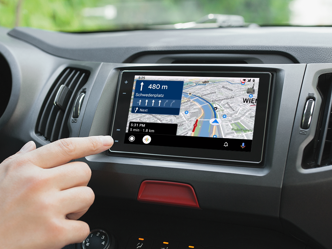 Følsom Luske generelt Android Auto Connectivity - Sygic GPS Navigation | Bringing life to maps