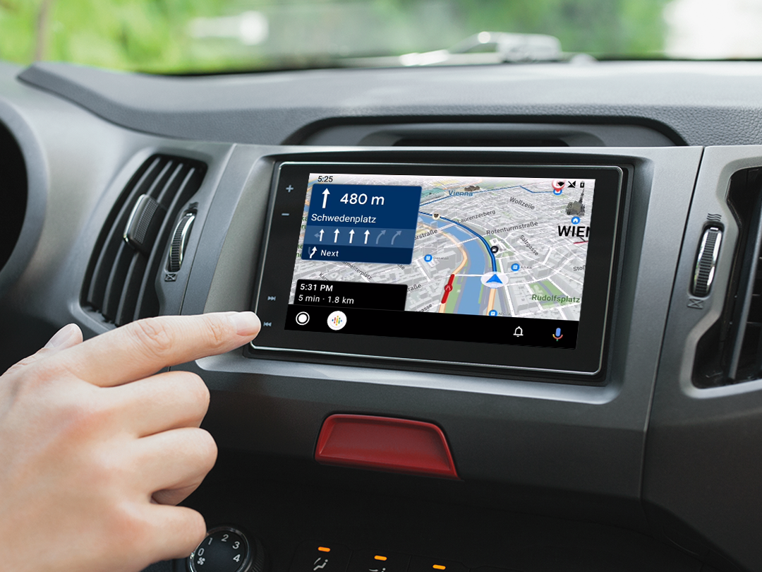 Connettività con Android Auto - Sygic GPS Navigation