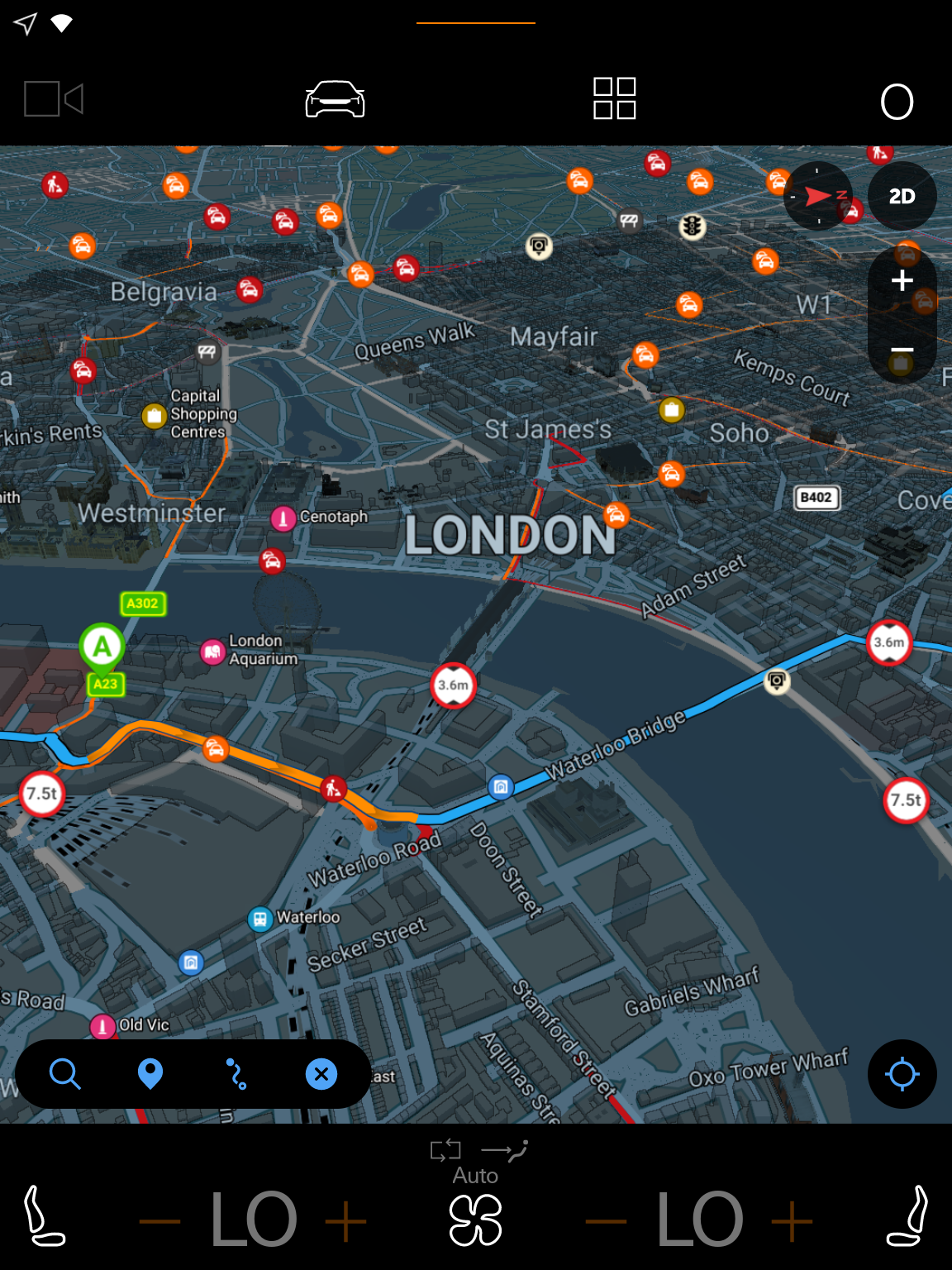 Système d’exploitation Android Automotive Sygic GPS Navigation