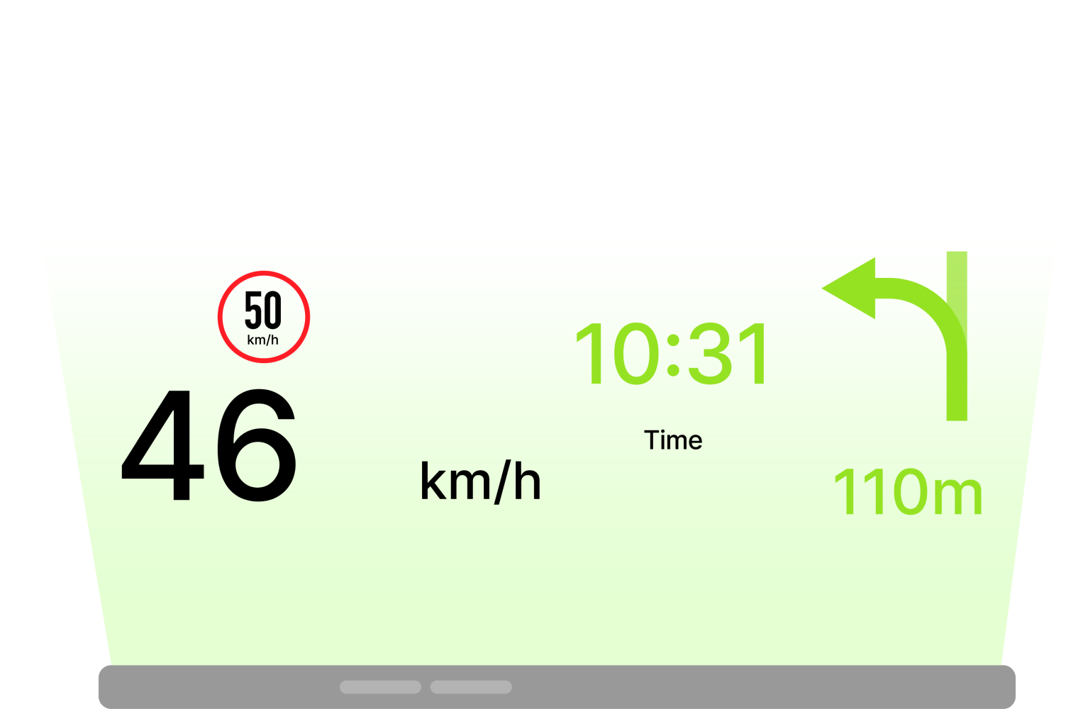 Head-up Display - Sygic GPS Navigation