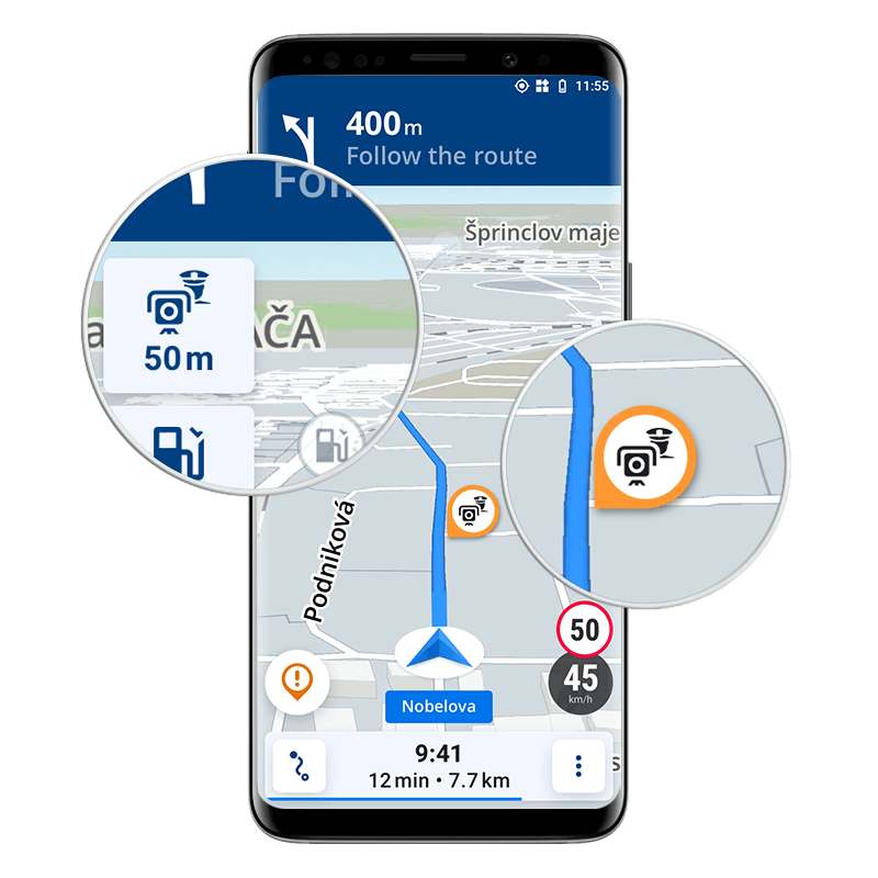 Tachimetro GPS per auto con velocità, promemoria di guida di affaticamento  dell'allarme dell'automobile ad alta velocità per tutte le moto dell'auto