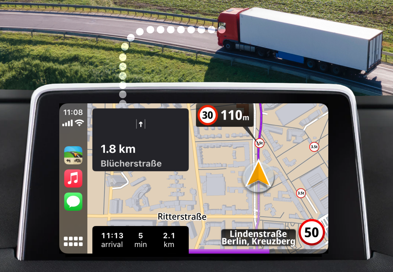 Sygic GPS Truck & Caravan Now Works With Android Auto And CarPlay - US ...