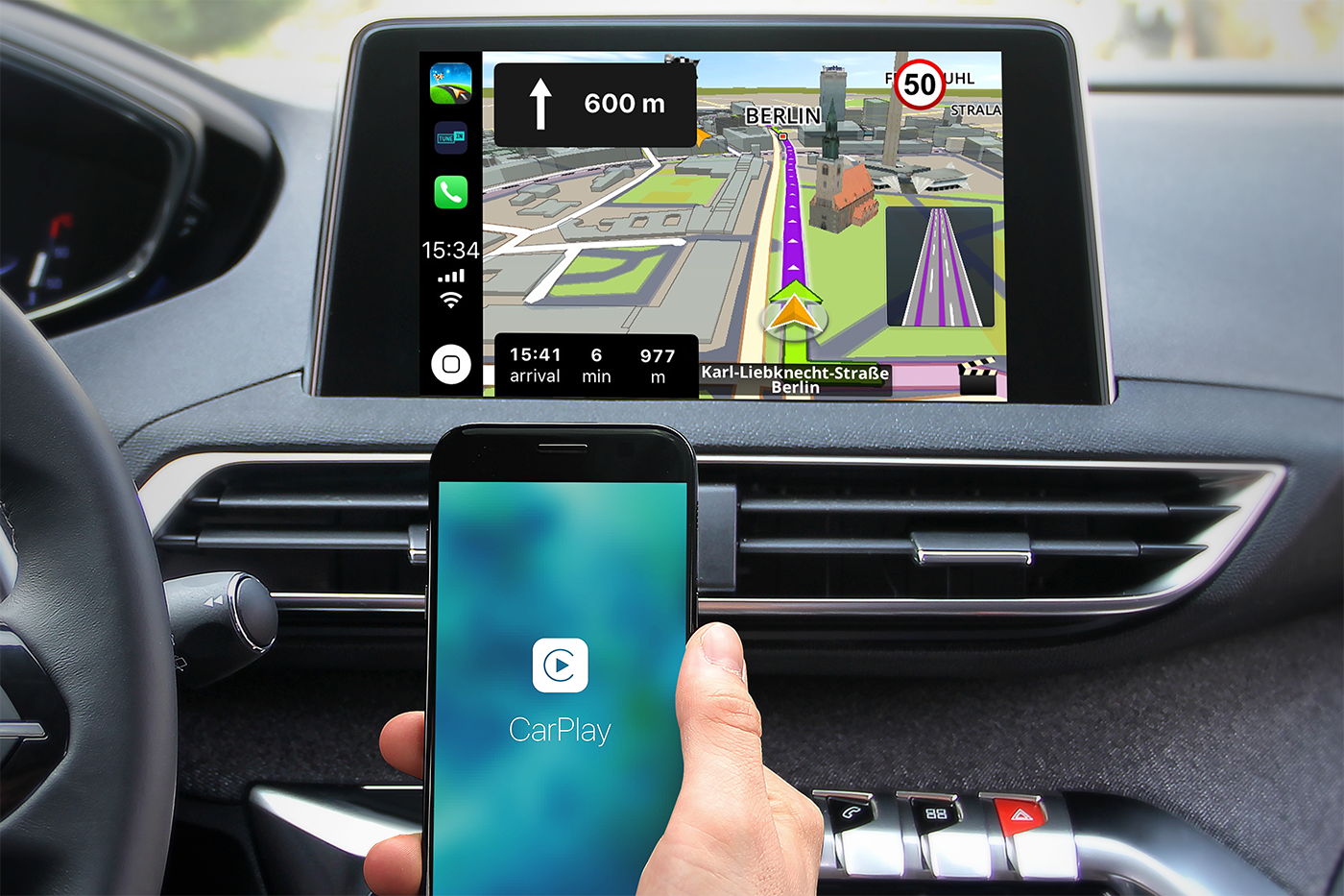 Précommandez Sygic Car Navigation avec Apple CarPlay - Sygic